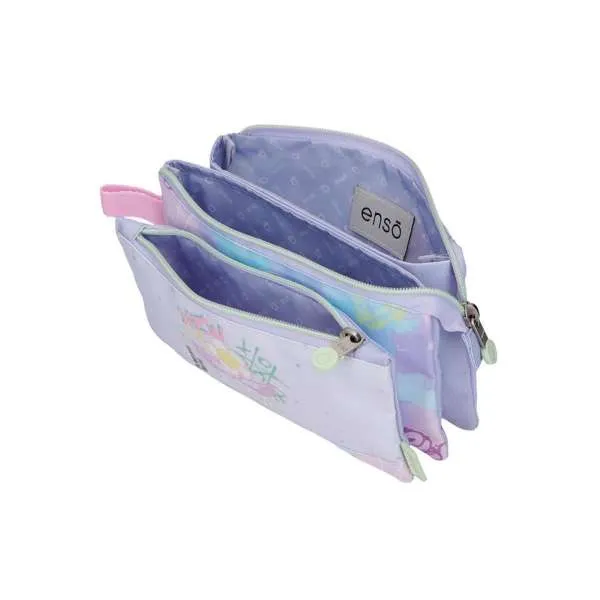 ENSO NEW VIBES prazna pernica sa 3 pregrade 