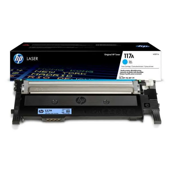 HP TONER W2071A No.117a CYAN 