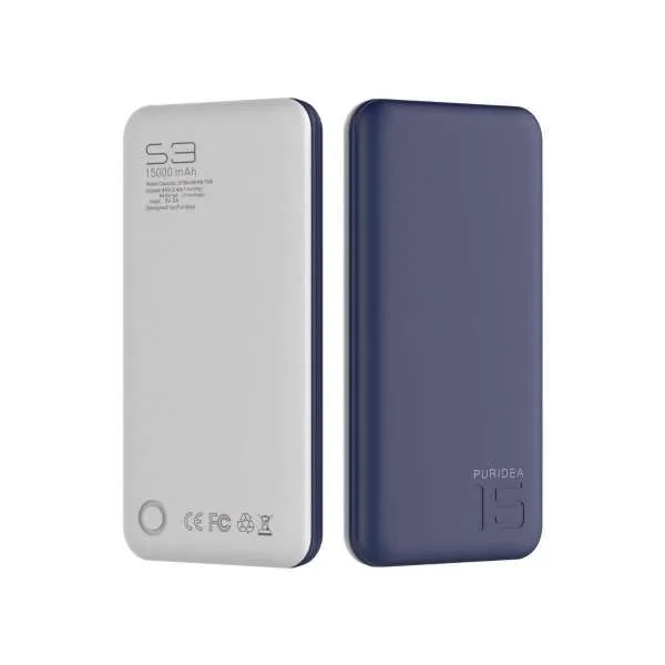 PURIDEA POWER BANK S3 15.000mAh 