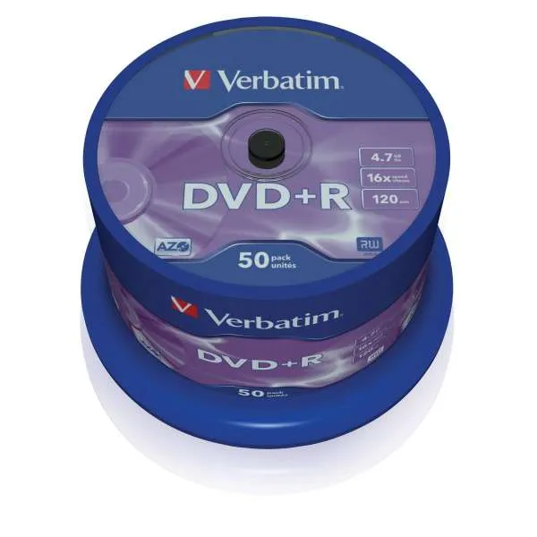 VERBATIM DVD+R 50/1 SPINDLE 16X 