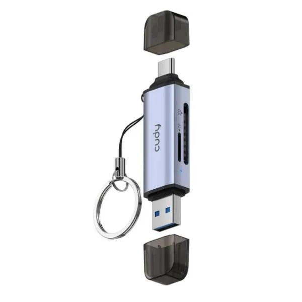 Cudy UH200čitač kartica sa USB-A i USB-C konektori 