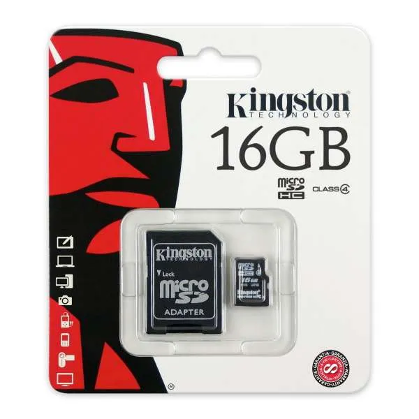 KINGSTON MICRO SD 16GB MEM.KARTICA+ADAPTER (4) 