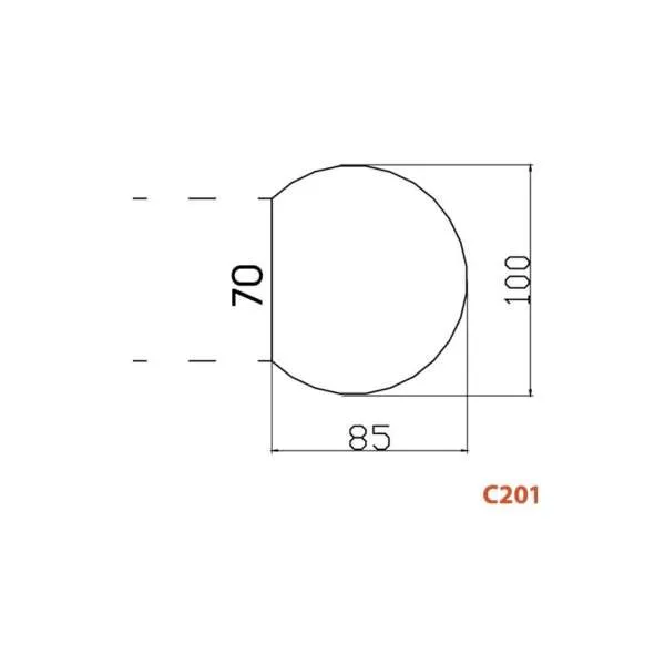 OMF PLOČA  C201 100/70/85 