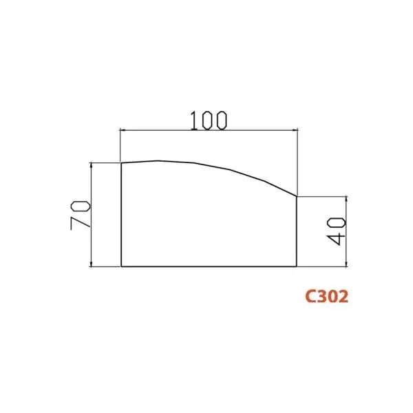 OMF PLOČA C302 100/70/50 BEŽ 