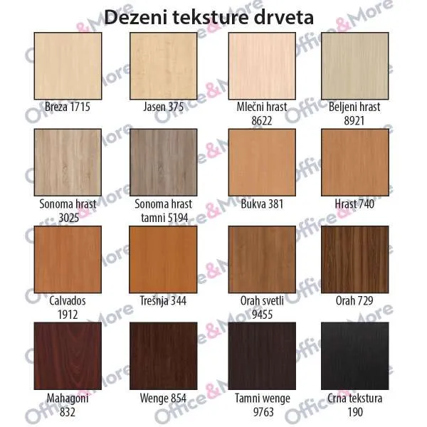 LEDJA ZA STO DUŽINE 120 CM SA NOSAČIMA 