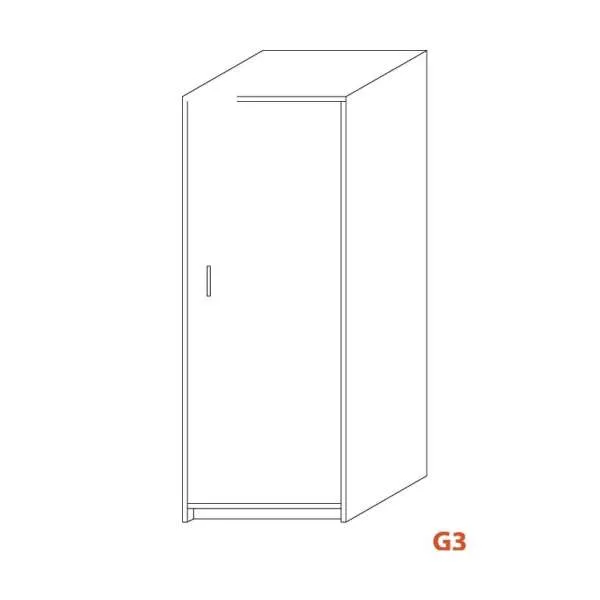 OMF GARDEROBER G3 60/40/162 BUKVA 