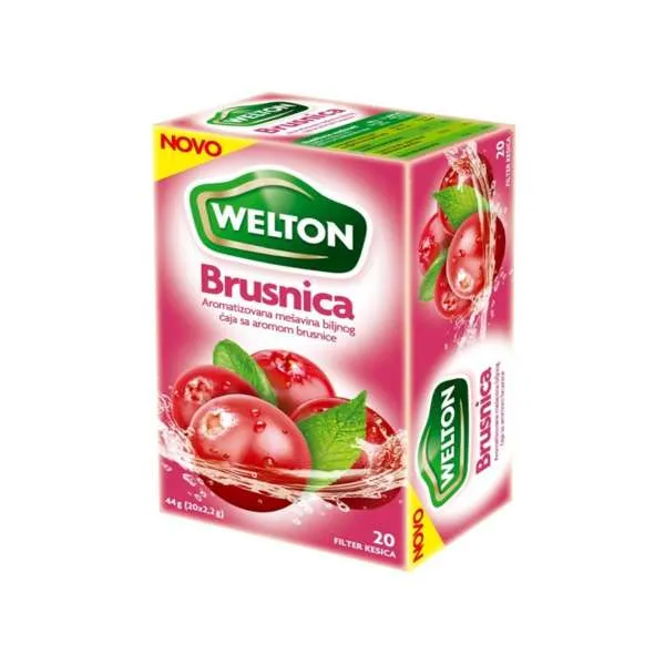 WELTON ČAJ BRUSNICA 44G.-8323 