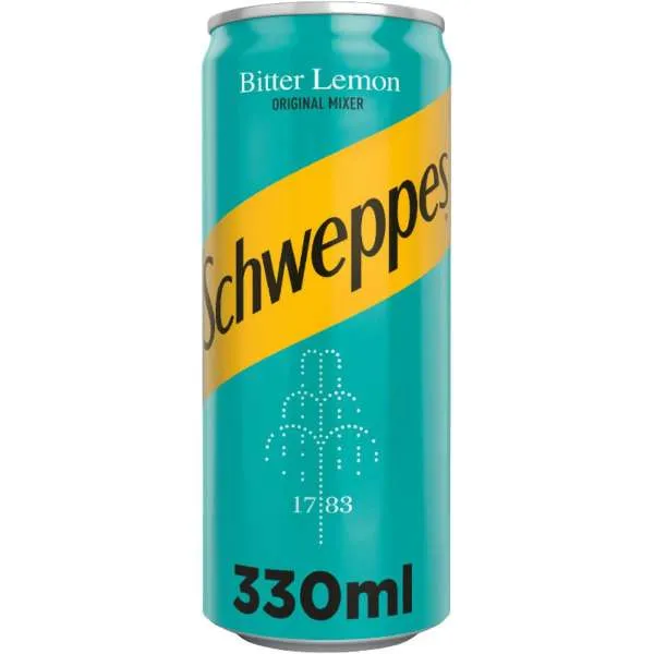 Bitter Lemon Schweppes Sleek 0.33L u limenka 