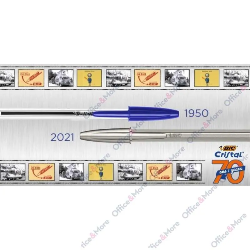 BIC HEMIJSKA OLOVKA Cristal Renew , METALNA,PLAVA, 