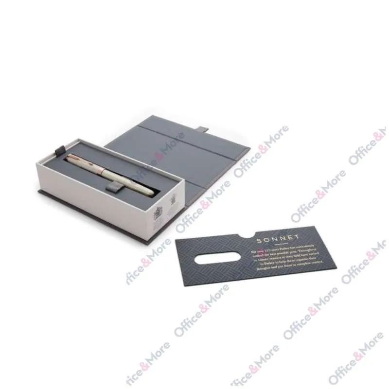 PARKER NALIVPERO ROYAL SONET SILVER PGT 18K F 