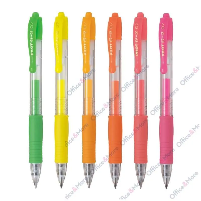 PILOT GEL ROLER G2 NEON ROZE 358641 