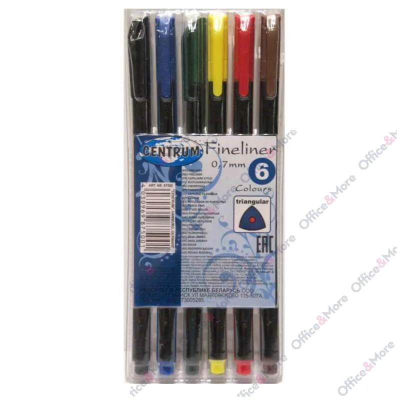 CENTRUM FINOGRAF PAK.6 BOJA 0.7 MM 