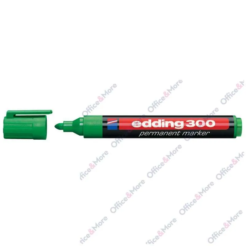 EDDING MARKER PERM. 300 1,5-3MM ZELENI OBLI 
