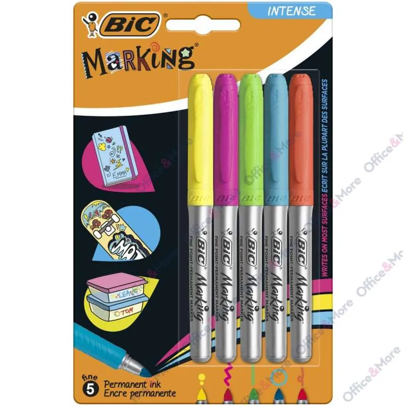 BIC MARKER PERMANENT INTENSITY,INTENZIV 5 BOJA,0.8 