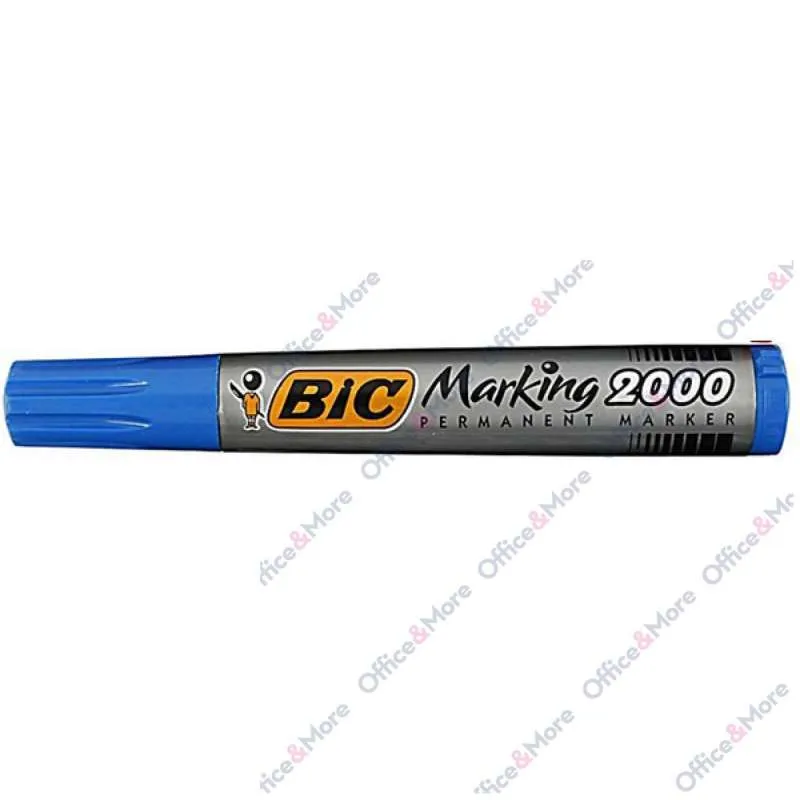 BIC MARKER PERM.OBLI PLAVI 2000 