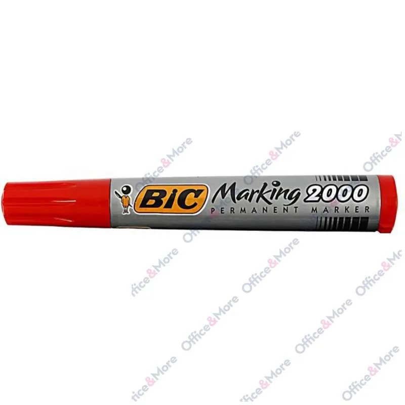BIC MARKER PERM.OBLI CRVENI 2000 