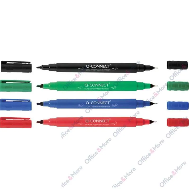 Q-CONNECT  MARKER CD/DVD SA DVA VRHA  PLAVI 