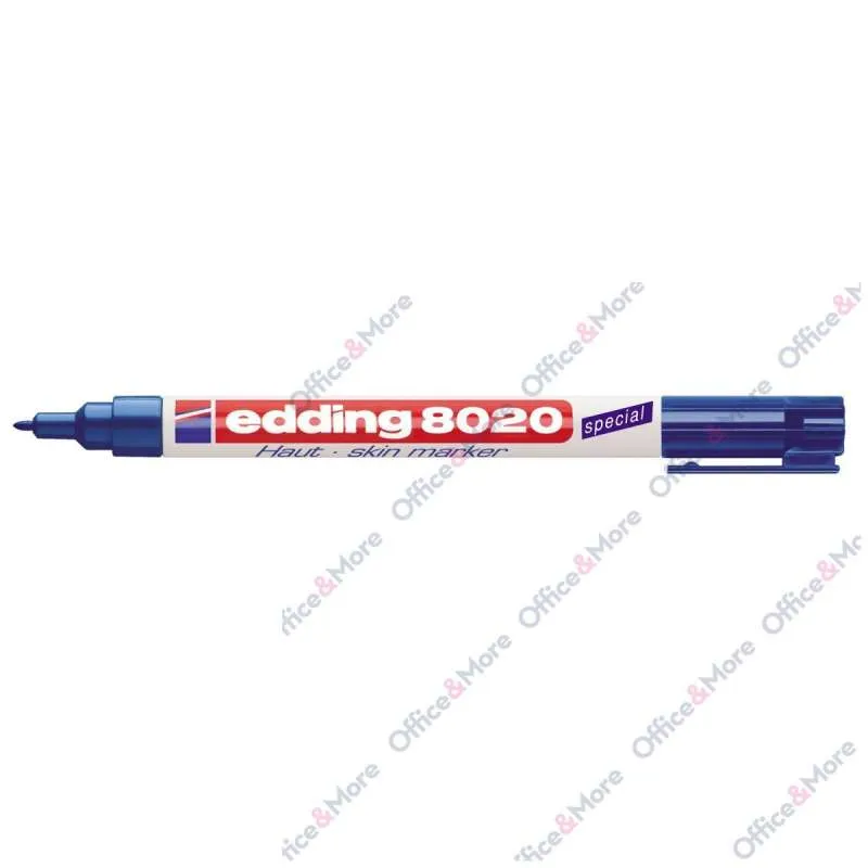 EDDING MARKER ZA PISANJE PO KOŽI 1MM 8020 PLAVI 
