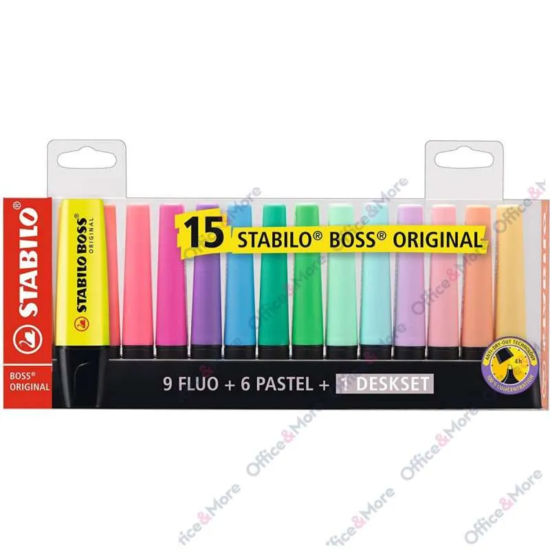 STABILO MARKER TEKST  BOSS  MIX 1/15 7015-01-5 