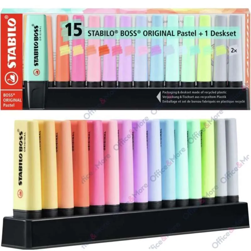 STABILO MARKER TEKST  BOSS  PASTEL 1/15 7015-02-5 