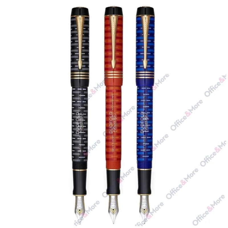 PARKER SET ROYAL NPx3 DUOFOLD M No.22 