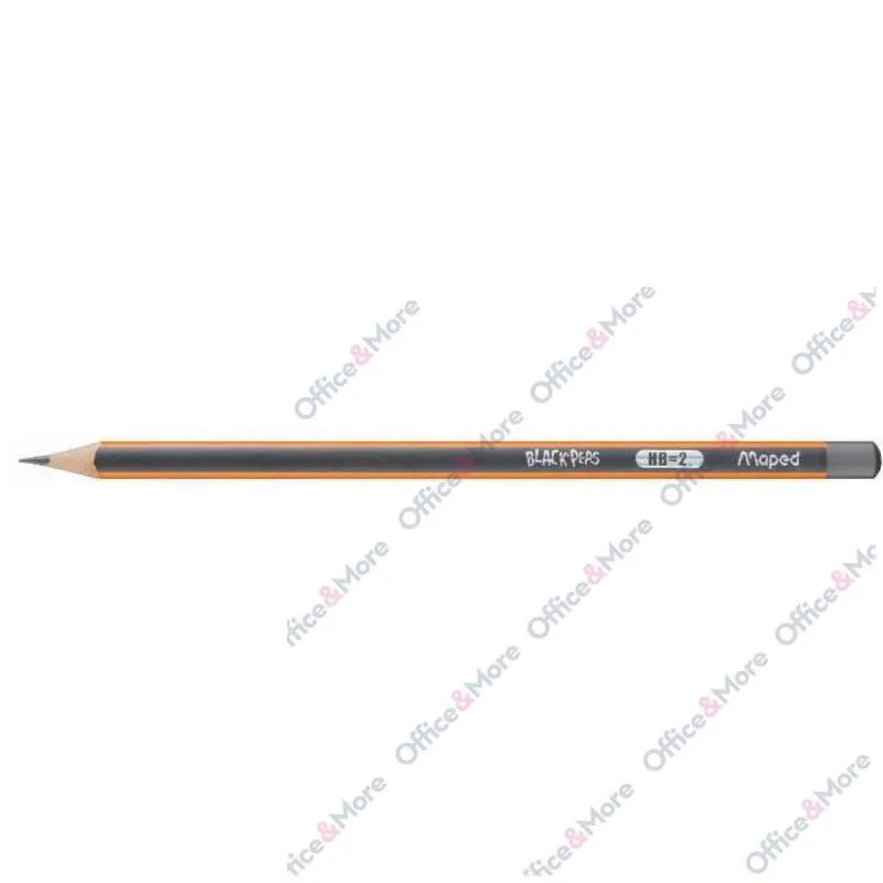MAPED GRAF.OL.BLACK PEPS BEZ GUM.HB M850021 