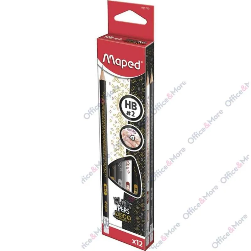 MAPED GRAFITNA OLOVKA SA GUM. DECO mix 851760 