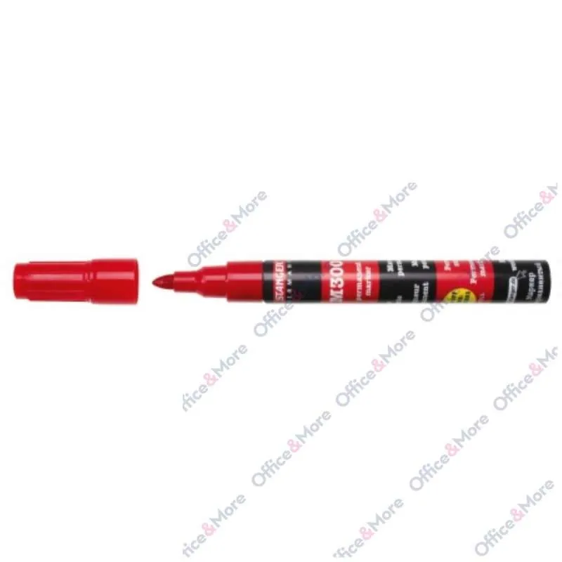 STANGER MARKER PERMANENT 1-3MM OBLI CRVENI M300 