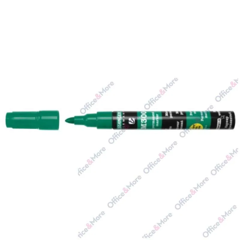 STANGER MARKER PERMANENT 1-3MM OBLI ZELENI M300 