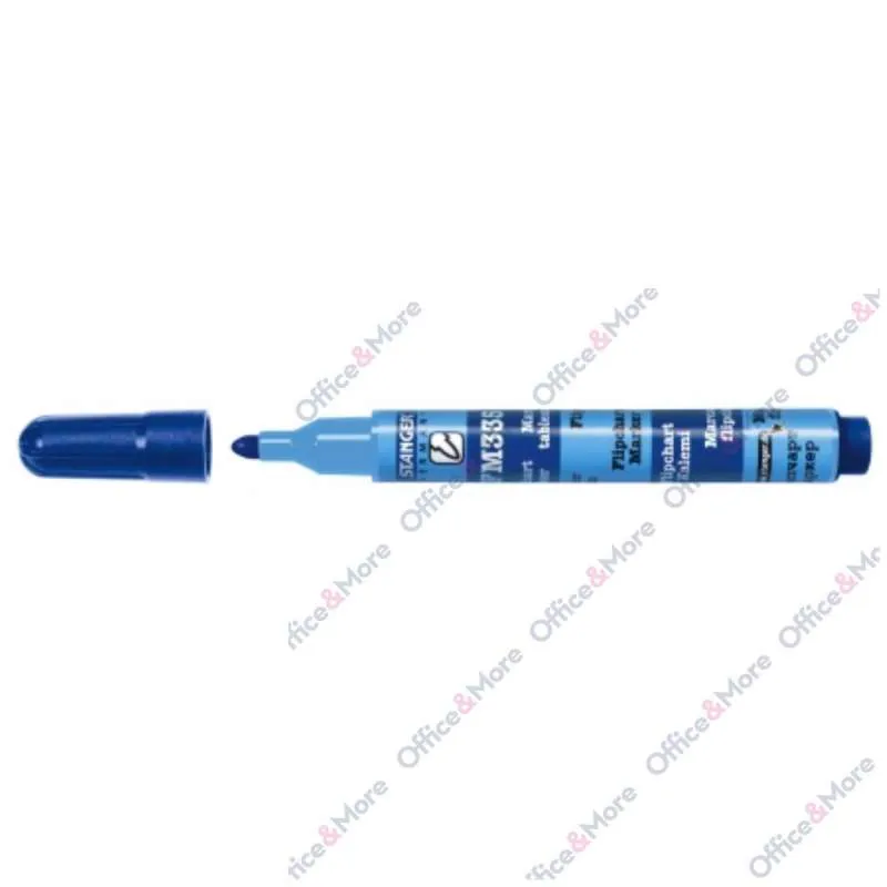 STANGER MARKER ZA FLIPCHART OBLI PLAVI FM335 71300 