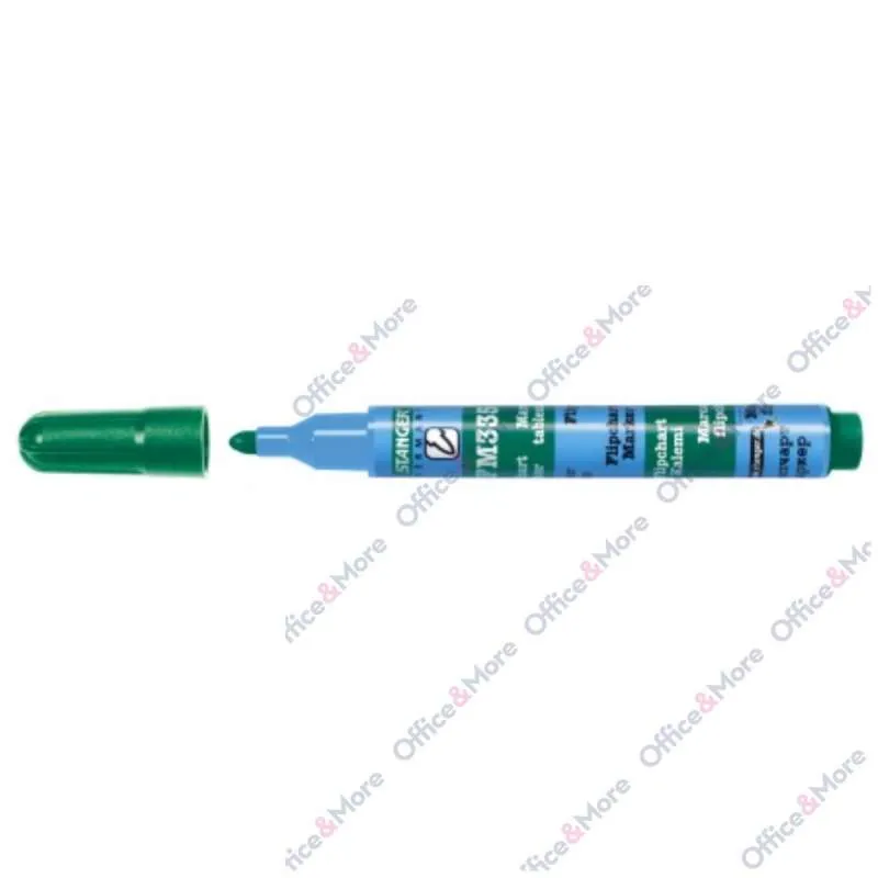 STANGER MARKER ZA FLIPCHART OBLI ZELEN FM335 71300 