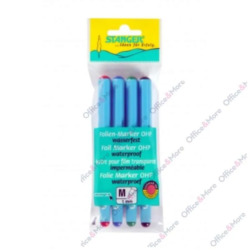 STANGER OHP MARKER M 1,0 MIX 4BOJE 710024 