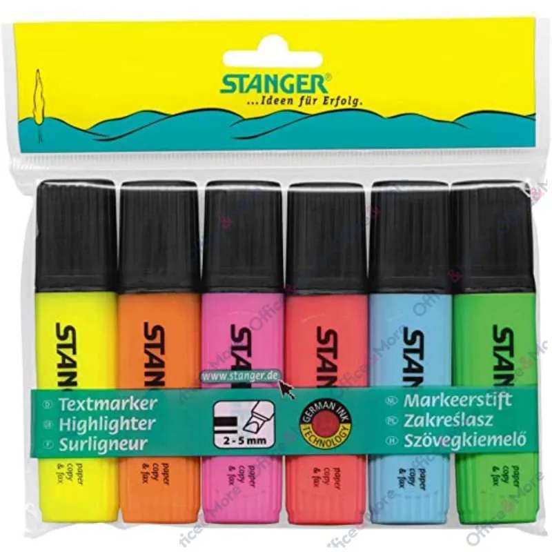 STANGER MARKER TEKST  SET1/6  180008000 