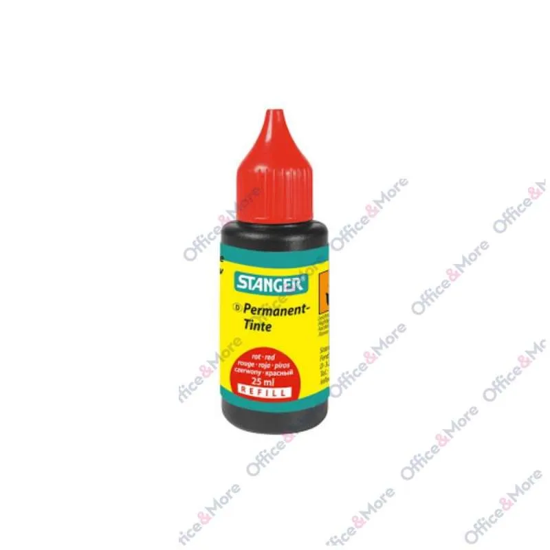 STANGER REFIL ZA PERMANENTNE MARKERE 25ML CRVENA 
