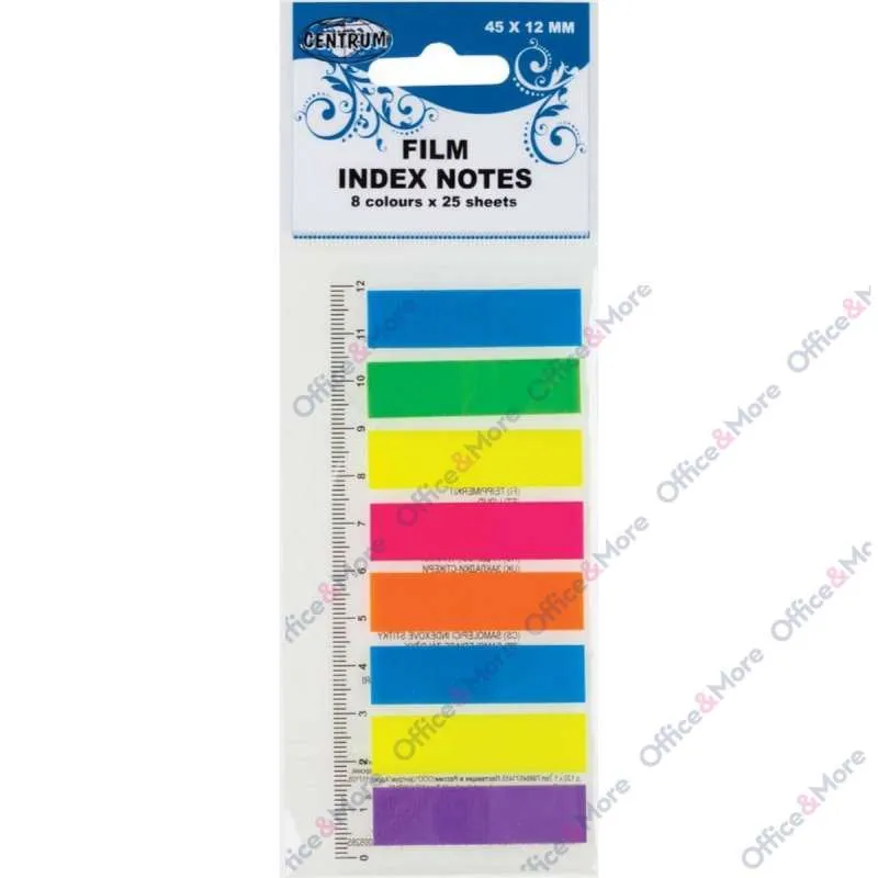 CENTRUM INDEKS PVC 45MMX12MM, 8x25 listova  87409 