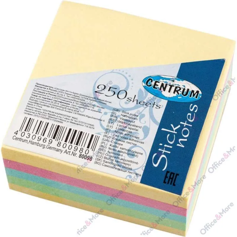 CENTRUM SLP LISTIĆI 51X51 KOCKA PASTEL 5 BOJA 250l 