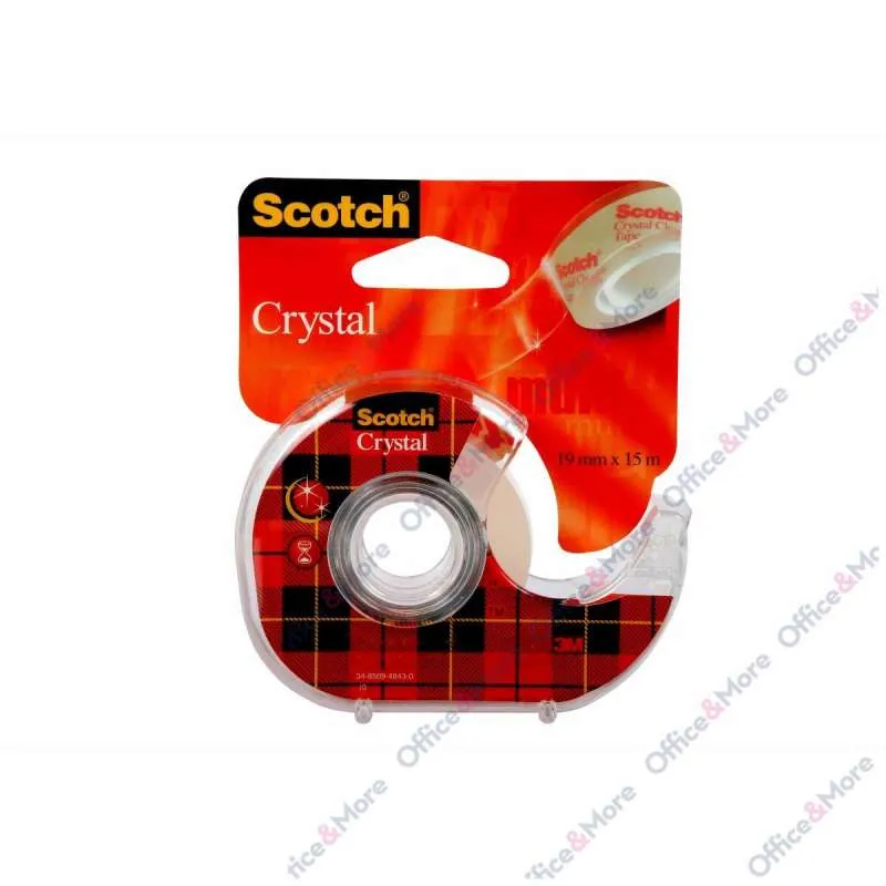 SCOTCH LEPLJIVA TRAKA  CRYSTAL STALAK19MMX7,5M 600 