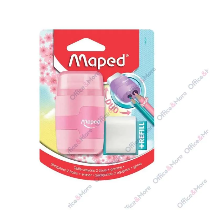 MAPED REZAČ CONECT 2 OTVORA, PASTEL, BLISTER 