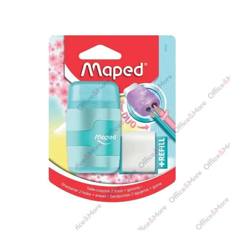 MAPED REZAČ CONECT 2 OTVORA, PASTEL, BLISTER 