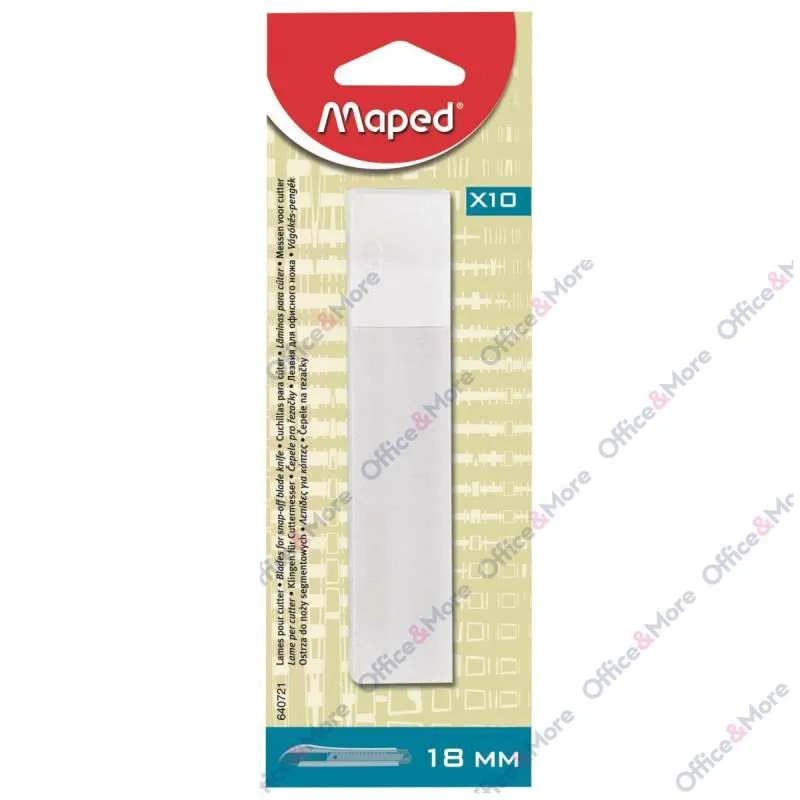 MAPED SEČIVO ZA SKALPEL 18MM PAK 10 
