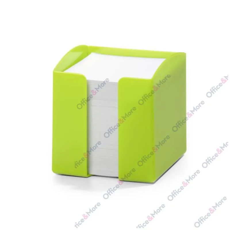 DURABLE BLOK KOCKA ZEL. PVC POSTOLJE 10 CM X 10 CM 