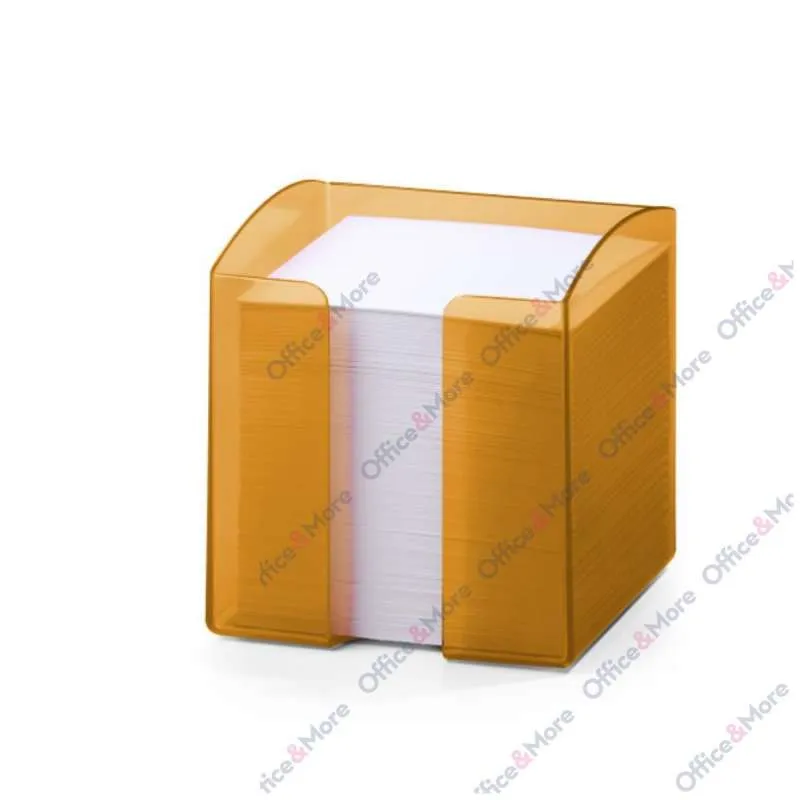 DURABLE BLOK KOCKA ORANŽ PVC POSTOLJE 10 CM X 10CM 