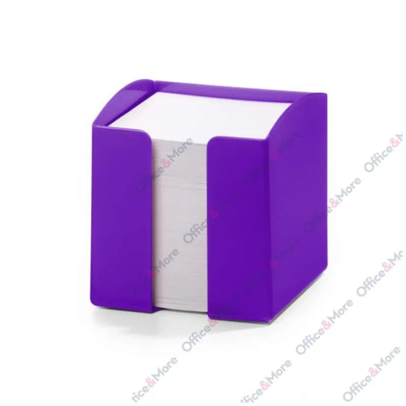 DURABLE BLOK KOCKA LILA PVC POSTOLJE 10 CM X 10CM 