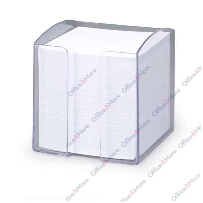 DURABLE BLOK KOCKA TRANSP PVC POSTOLJE 10CM X 10CM 