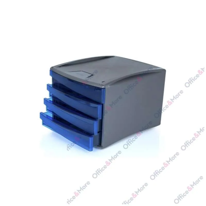 FELLOWES BOKS SA 4 FIOKE TRANSP.PLAVA-19501 G2D 