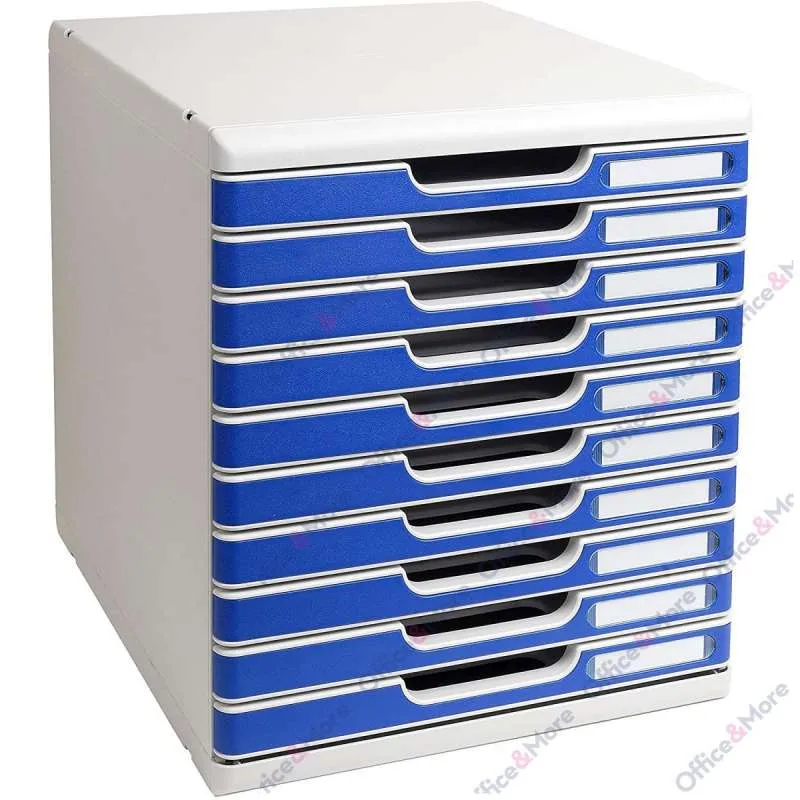 EXACOMPTA BOKS 10 FIOKA SIVA-PLAVA MODULO A4 