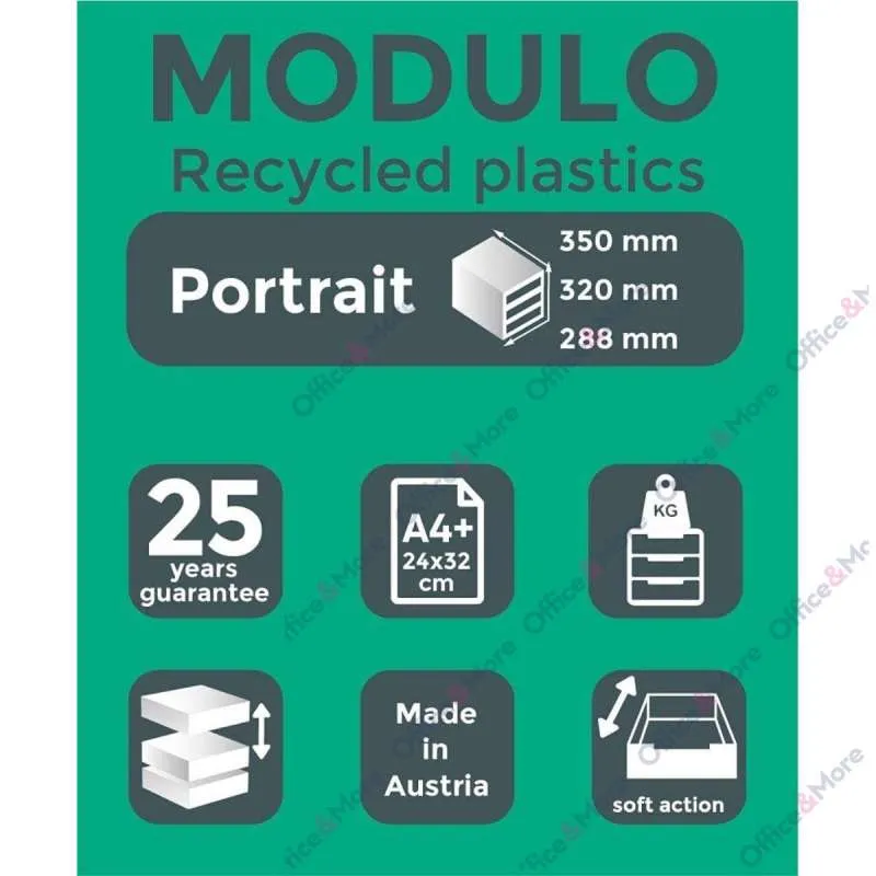 EXACOMPTA BOKS 10 FIOKA CRNA-FIOKA  BOJA MODULO A4 