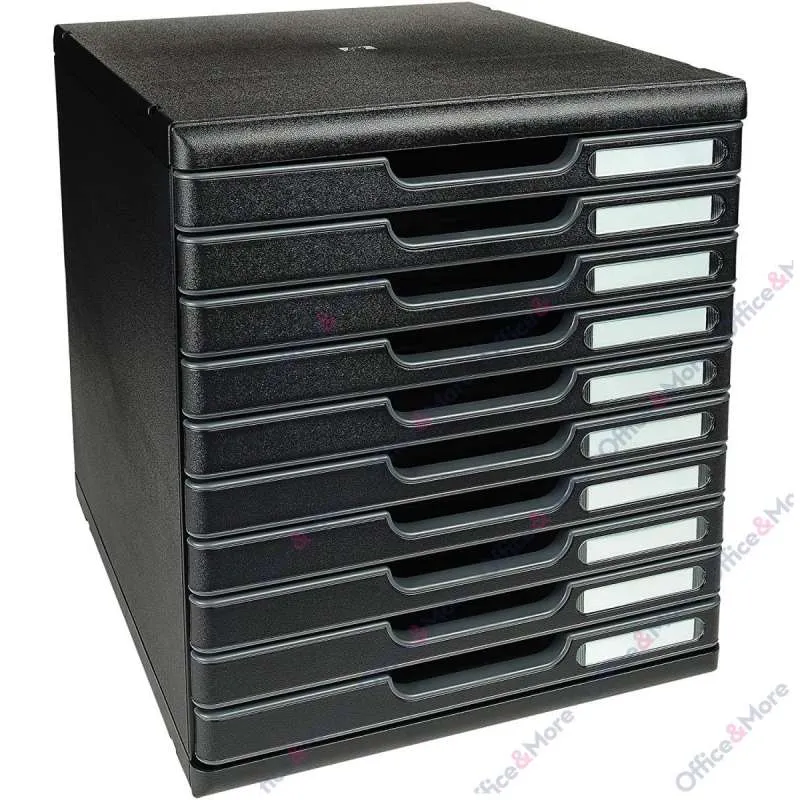 EXACOMPTA BOKS 10 FIOKA CRNA MODULO A4 