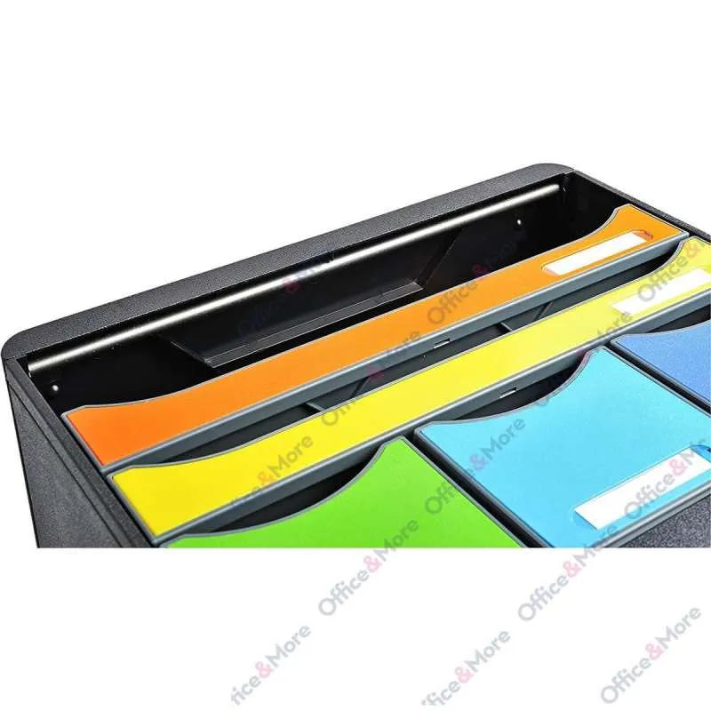 EXACOMPTA BOKS 6 FIOKA CRNA-BOJA FIOKE STORE-BOX 
