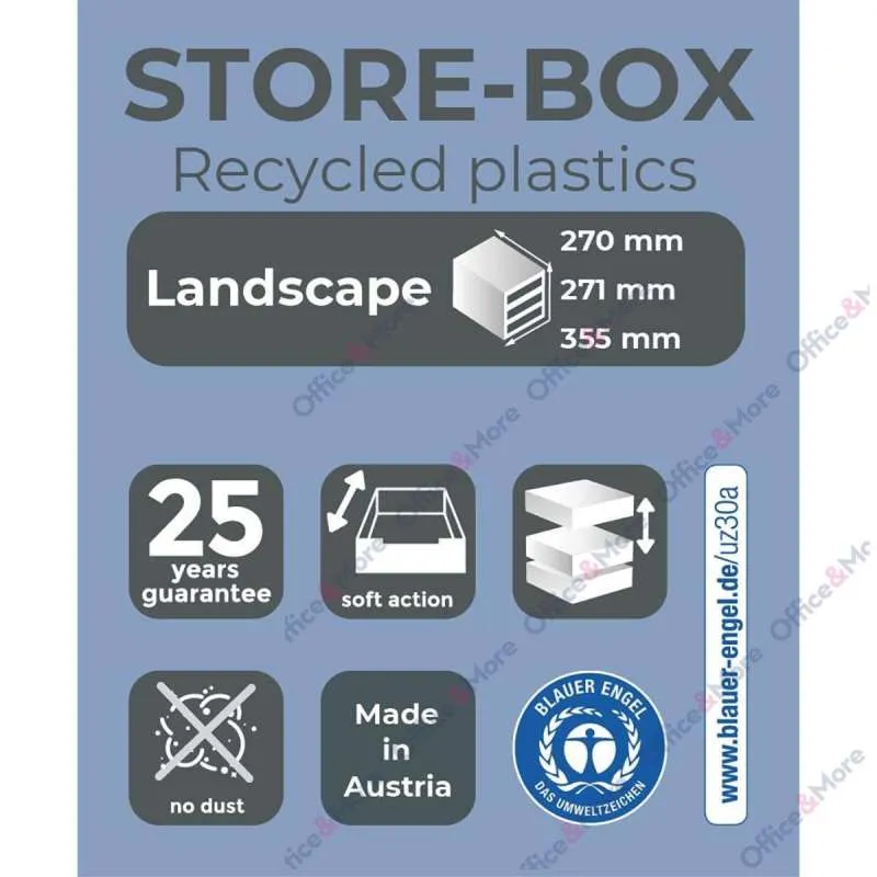 EXACOMPTA BOKS 6 FIOKA CRNA-BOJA FIOKE STORE-BOX 